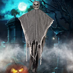Halloween Hanging Ghost Realistic Scary Skeleton Grim Reaper Haunted House Decoration