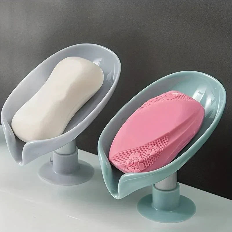 Soap Box Drain Soap Holder Bathroom Accessories Suction Cup Soap