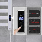 White Electric Heated Towel Rail Smart Electric Towel Rack Bathroom Cloth