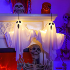 Halloween Glowing Ghost Light Outdoor Decor Garden Prop Party Home Hanging Decor