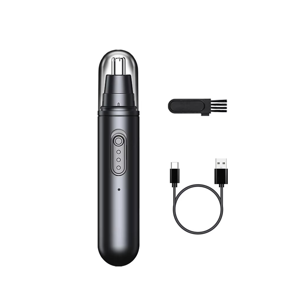 Rechargeable Electric Nose Hair Trimmer Ear & Eyebrow Clipper Portable USB Mini