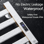 White Electric Heated Towel Rail Smart Electric Towel Rack Bathroom Cloth