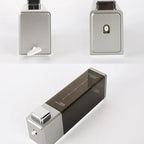 Wall Soap Dispenser Shower Dispenser Chrome Finish Square Liquid Soap