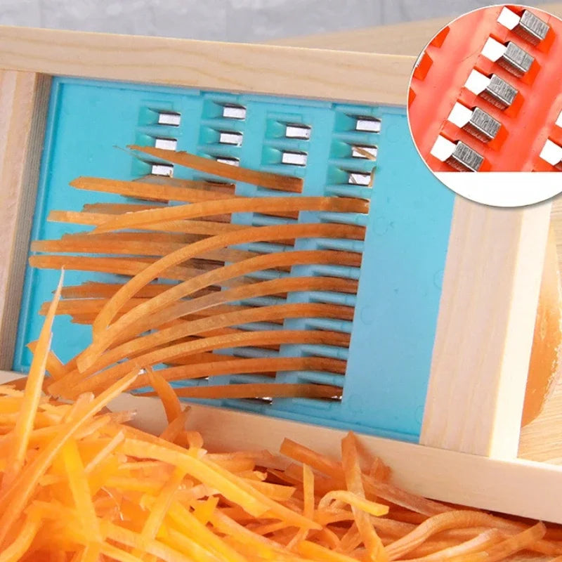Wooden Vegetable Grater Potato Slicer Household Vegetable Fruit carrot