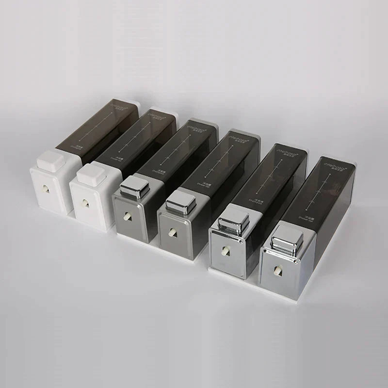 Wall Soap Dispenser Shower Dispenser Chrome Finish Square Liquid Soap