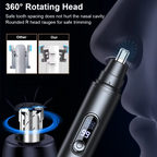 Rechargeable Electric Nose Hair Trimmer Ear & Eyebrow Clipper Portable USB Mini