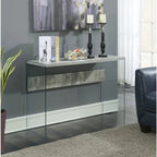 Table Home Furniture for Sitting Room Faux Birch Desk Coffee Side Living Tea