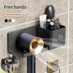 Hair Dryer Holder Home Bathroom Wall Stand Hair Dryer/Toothbrush Bathroom