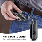 USB Rechargeable Nose Ear Hair Trimmer Portable Electric Grooming Clipper Men