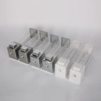 Wall Soap Dispenser Shower Dispenser Chrome Finish Square Liquid Soap